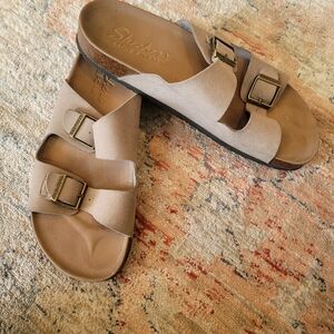 Skechers Luxe Foam  SN 56090 two Strap Sandal.   Size 10 🪻🌷